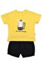 Tencl Shorts 2-Piece Set (Bobby and Me) Yellow - 2