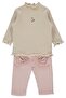 Ribbed Knit Sweat 2-Piece Set (so Swet) Pink