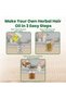 Herbal Hair Oil Mix (18 Vital Herbs) For long, thick, and lustrous hair - 4