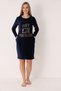 Women's Cotton Velvet Winter Dress 3139 - 3