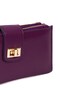 Women's Soft Texture Leather Card Holder and Wallet - Purple - 5