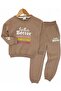 Girl's Printed Winter Tracksuit Set for Ages 6-7-8-9-10, 3-Layered Hooded Top and Bottom Set - 2