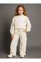 Girl's Ruffled Design Tracksuit Set - 3