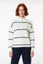 Women's Oversize Low-Cut Zipper Stand Collar Knitwear Thessaloniki Knit Basic Long Sleeve Sweater High Quality - 2
