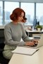 Women's Pearl Detailed Regular Fit Crew Neck Low Sleeve Ribbed Knitwear Sweater Model Quality - 3