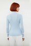 Women's Color Block Stand Collar Ribbed Knit Sweater Stylish and Comfortable Basic Model Option for Winter Days - 4