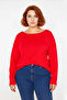 Women's Plus Size Relaxed Fit Acrylic Solid Pattern Knitwear Sweater Stylish Choice for Winter Daily Outfits - 2