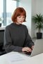 Women's Oversized Stand Collar Spanish Sleeve Acrylic Knitwear Sweater Stay Comfortable and Stylish in Cold Weather Quality - 3