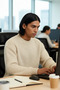 Unisex Oversize Crew Neck Textured Knit Sweater Is a Stylish and Comfortable Choice for Cold Weather - 3