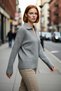 Women's Oversized Polo Neck Low-Sleeve Knitwear Sweater Will Add Modern Comfort to Your Winter Outfits Stylish