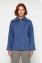 Women's Oversize Zippered Stand Collar Knitwear Sweater Low Sleeve Long Ideal Model for Winter Days - 2