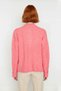 Women's Oversized Cut Low Armhole Stand Collar Ribbed Knitwear Sweater Winter Comfortable and Stylish Casual Outfits - 4