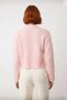 Women's Stand Collar Striped Crop Regular Fit Knitwear Sweater Stylish Everyday Outfits for Cold Weather - 4