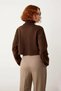 Women's Oversized Turtleneck Low Sleeve Super Crop Knitwear Sweater Ideal for Winter and Autumn Casual - 4