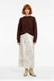 Women's Oversized Cut Crew Neck Low Sleeve Knitwear Sweater Offers Everyday Elegance and Comfort Quality - 2