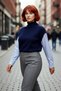 Women's Relaxed Fit Stand Collar Sleeveless Knitwear Sweater Stylish and Comfortable Casual Basic Acrylic Winter
