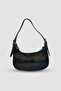 Black Patent Leather Shoulder Bag Baguette - 4