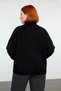 Women's Turtleneck Low-Cut Sleeve Acrylic Knitwear Sweater Comfortable Loose Fit Quality for Winter Days - 4