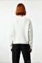Women's Regular Fit Modern Ribbon Pattern Crew Neck Long Sleeve Knitwear Sweater Winter Chic - 4