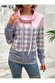New Season Women's Patterned Embroidered Diver Fabric Long Sleeve Blouse - 2