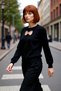 Women's Knitwear Sweater Crew Neck Embroidered Pearl Detail Regular Fit Long Sleeve Winter Elegance