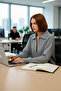 Women's Oversized Polo Neck Low Sleeve Ribbed Knit Sweater Winter Casual Chic Comfortable - 3