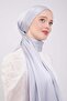 Silver Brilant Shawl with Stone Strips on the Sides - 3