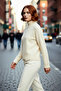 Women's Oversized Stand Collar Knit Sweater Raglan Sleeve Winter Casual Chic Burgundy Basic Design