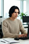 Men's Oversize Fit Crew Neck Basic Thessaloniki Textured Thick Knit Sweater for Winter Casual Wear - 3