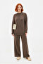 Women's Regular Fit Plain Pattern Crew Neck Knitwear Sweater Ideal for Daily Wear Long Sleeve Comfortable - 2