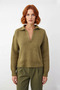 Women's Oversized Polo Neck Knitwear Sweater Ideal for Winter Cold Weather Chic Casual Outfits - 2
