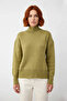 Women's Oversize Low Armhole Stand Collar Plain Knitwear Sweater Ideal for Winter and Autumn Chic Quality - 2