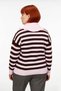 Striped Doll Collar Knitwear Sweater for Women Casual Regular Fit Winter Fashion Long Sleeve Style - 4
