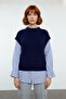Women's Regular Fit Shirt Garnished Basic Knitwear Sweater Winter Soft Textured Stylish and Modern Choice - 2