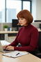 Women's Fitted Stand Collar Long Sleeve Ribbed Slim Acrylic Knitwear Sweater Offers Everyday Chic Modern Basic - 3
