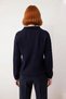 Women's Regular Fit Hair Knit Detailed Polo Neck Medium Thickness Knitwear Winter Long Sleeve Sweater - 4