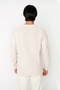 Men's Oversize Wide Fit Hair Braided Crew Neck Knitwear Sweater Ideal Choice for Winter Fashion - 4