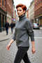 Women's Oversized Turtleneck Low Armhole Knitwear Sweater Winter Cold Weather Chic Casual Wear Quality