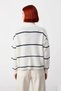 Women's Oversize Low-Cut Zipper Stand Collar Knitwear Thessaloniki Knit Basic Long Sleeve Sweater High Quality - 4