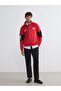 Stand Collar Printed Men's Sweatshirt - 2