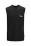 Men's Black Jcounion Print Tank Top Sn T-Shirt 12273446-Black