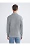 Lcwaikiki Classic Green Polo Neck Long Sleeve Men's Sweatshirt - 4