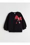 Crew Neck Printed Girls' Sweatshirt Set of 2 - 2