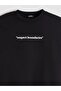 Crew Neck Printed Men's Thick Sweatshirt - 7
