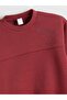 Crew Neck Printed Boy's Thick Sweatshirt - 4