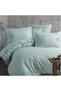 Betty Cotton Satin Embroidered Duvet Cover Set Nile Green - 2