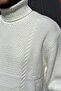 Men'S, Full Turtleneck, Wool, Old Money Culture, Sweater Pltk16 - 5