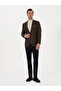 Brown Slim Fit Wool Cashmere Blend Coat 50299266-Vr029 - 4