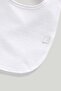 White Newborn Terry Bibs - 10 Pack - 3