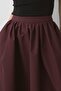 Premium Poplin Balloon Burgundy Skirt - 6